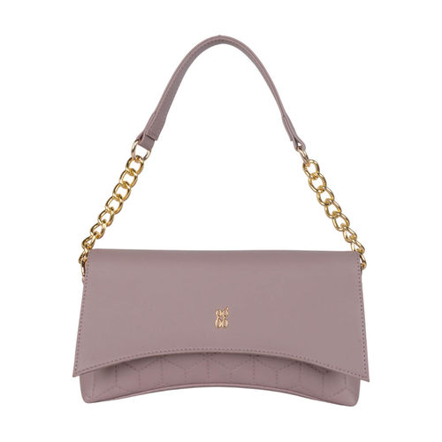 Baggit GG By Women Darcy Purple Baguette Hand Bag (S)
