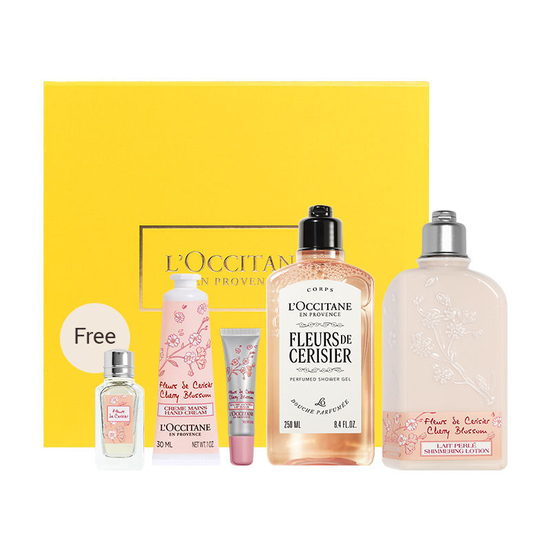 Buy L'Occitane Cherry Blossom Giftset With Free Eau De Toilette