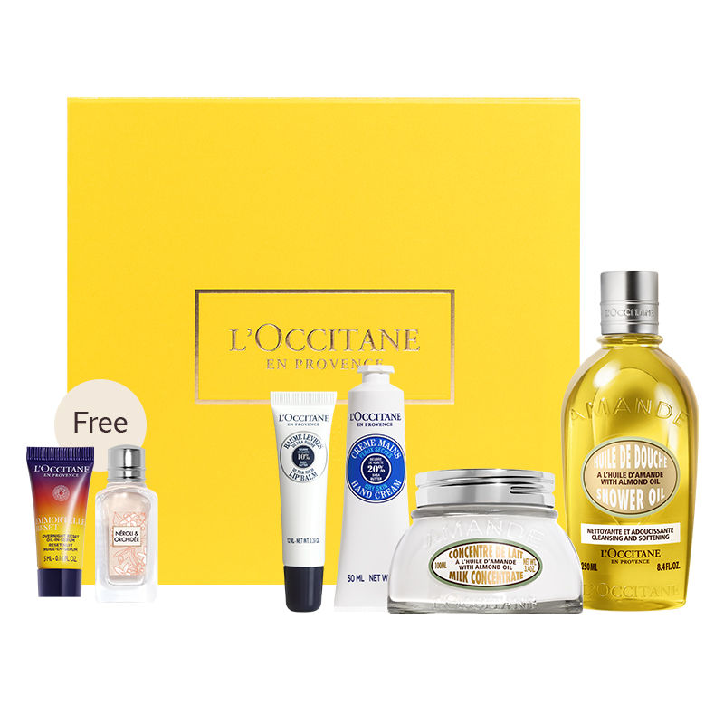 Buy L'Occitane Bestseller Bodycare Giftset With Free Eau De