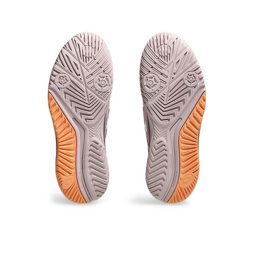 ASICS Women Gel-Resolution Watershed Rose Mauve White Tennis Shoes (UK  4)