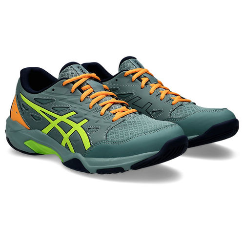 ASICS Men Gel-Rocket 11 Celadon Safety Green Badminton Shoes