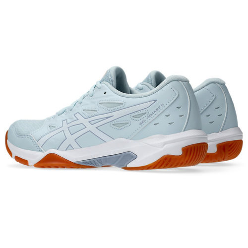 Buy ASICS Women Gel-Rocket 11 Cool Blue Orange Badminton Shoes Online