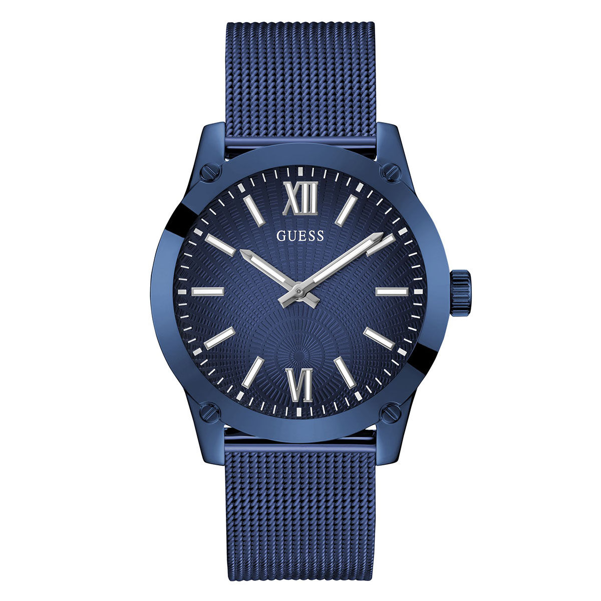 Guess watch men discount blue