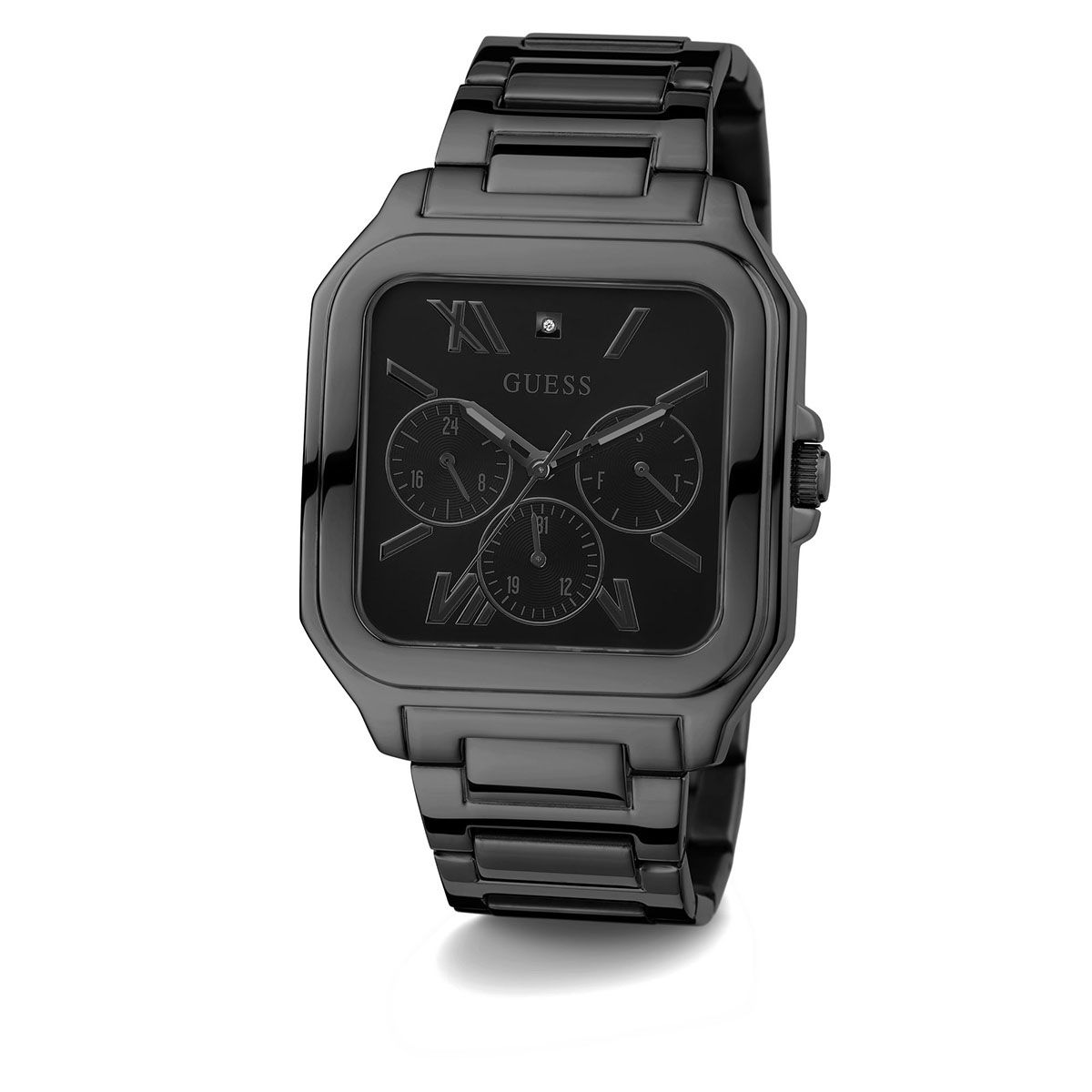 Guess men's square online watch