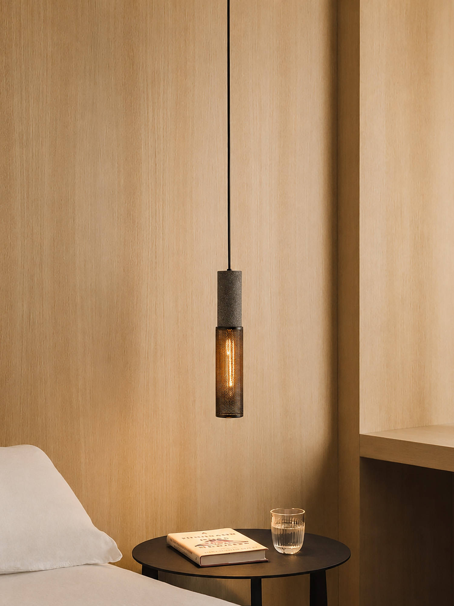 Whispering Homes Cement Industrial Style Pendant Lamp - Grey