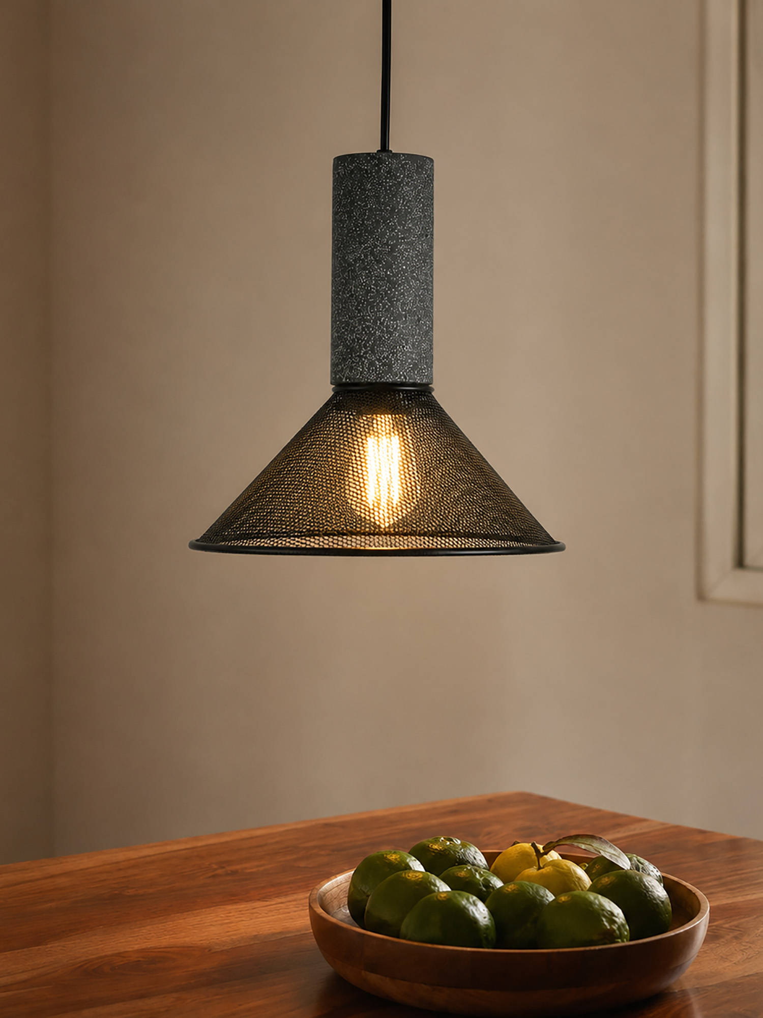 Whispering Homes Ponzano Dark Grey Pendant light