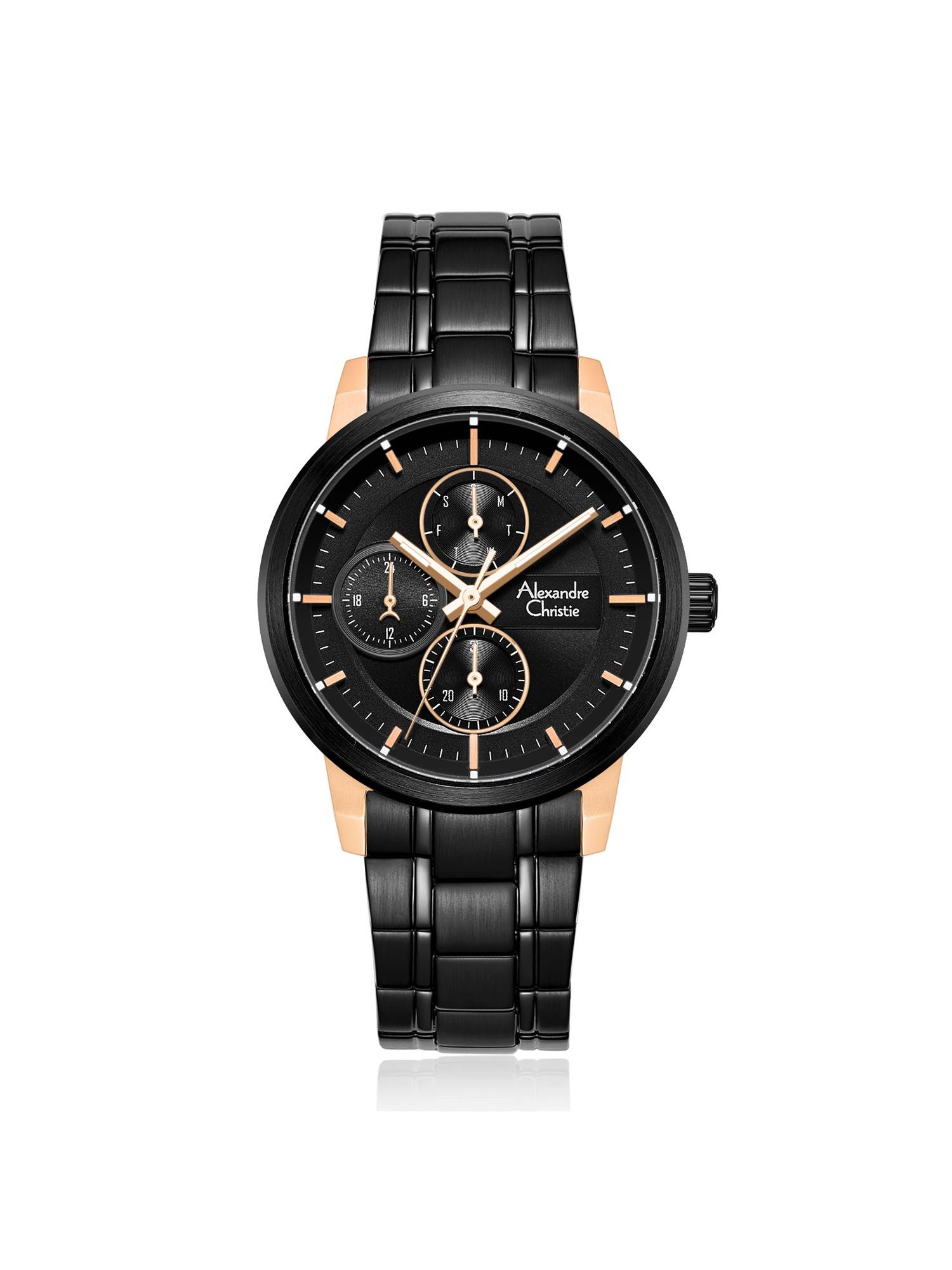 Alexandre Christie Women Black Dial Multi 6323BFBBRBA (M)