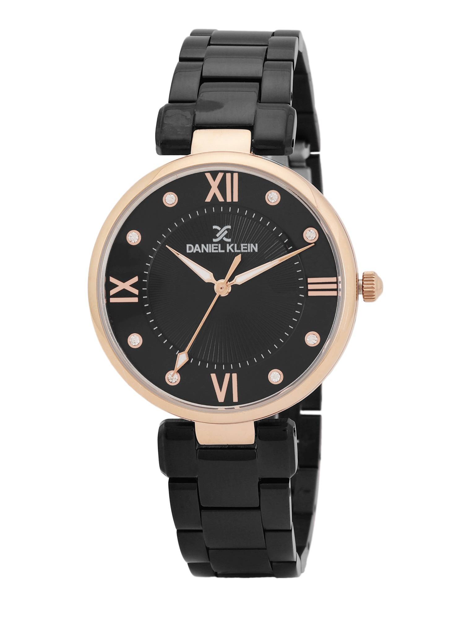 Daniel Klein Women Stylish Black Dial Analog Watch DK.1.12963-4 (M)