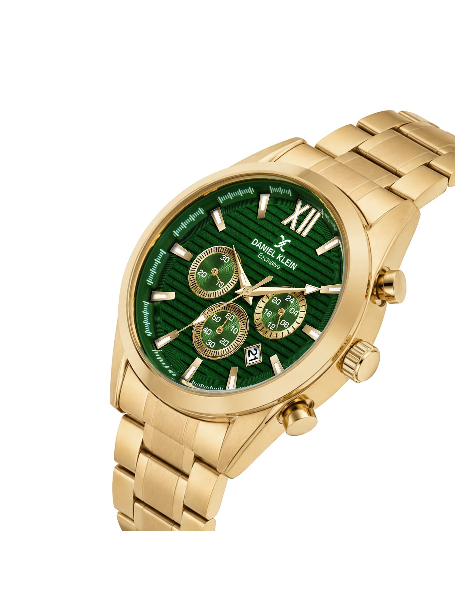 Buy Daniel Klein Men Green Dial Multifunction Watch DK.20.10011-5
