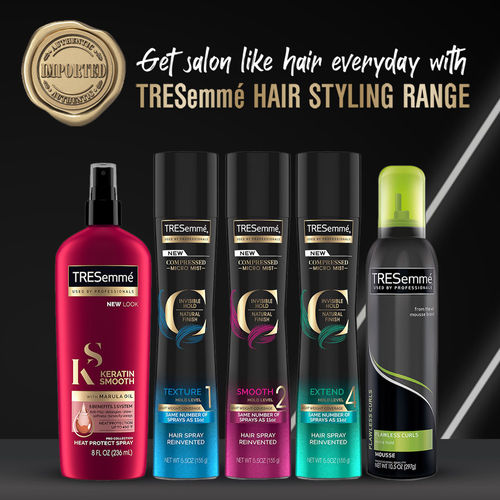 Tresemme Compressed Micro Mist Invisible Hold Natural Finish Texture Hold  Level 1 Hair Spray