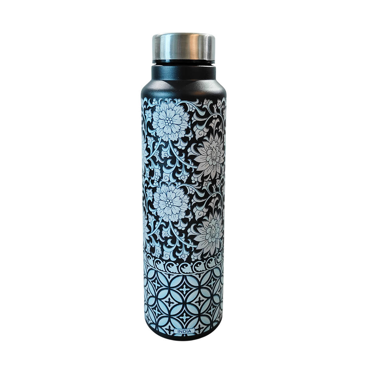 Maatir Stainless Steel Water Bottle - Floral Paisley Art