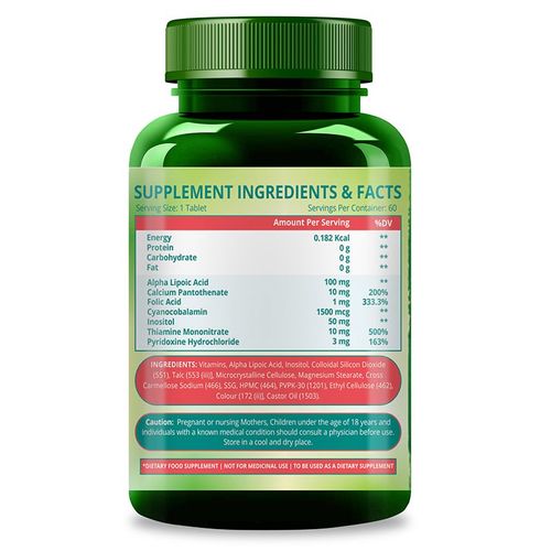 Buy Himalayan Organics Vitamin B12 1500mcg Online