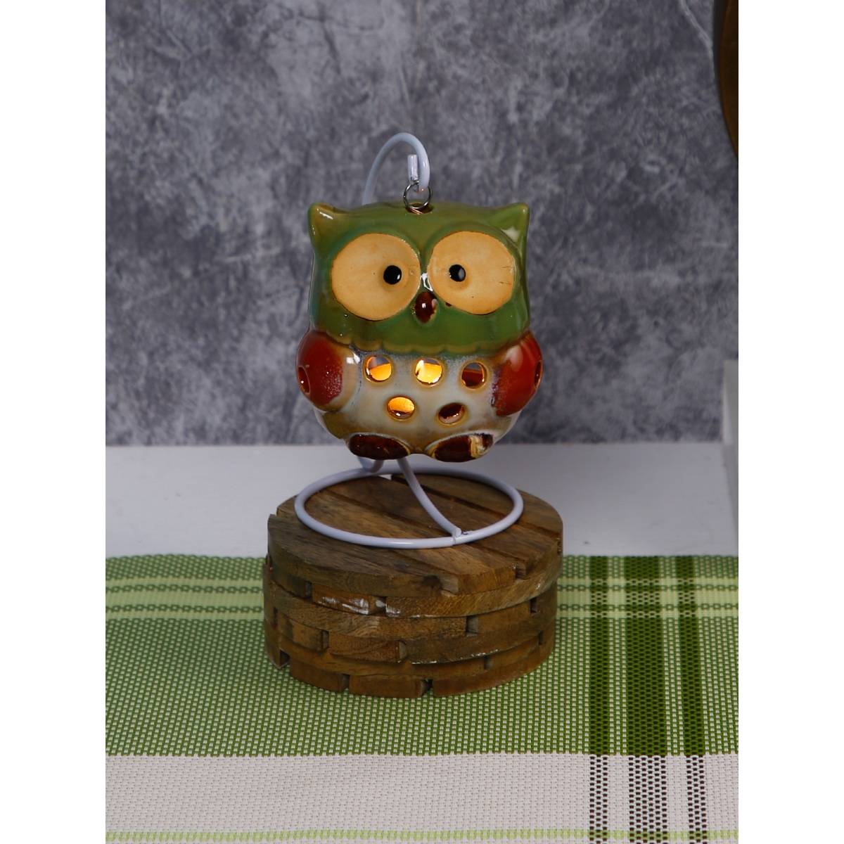Tayhaa Chandelier Owl Tealight
