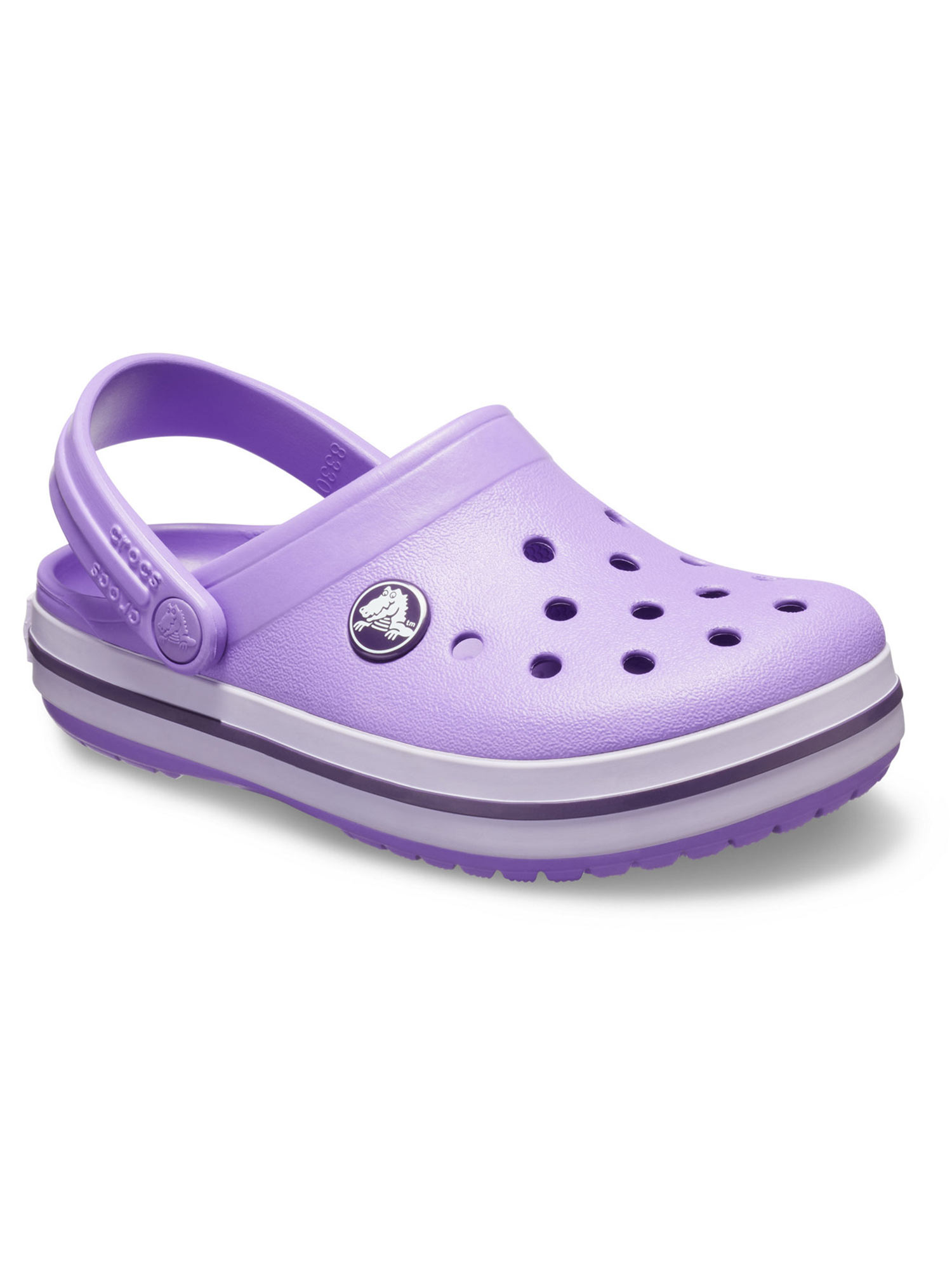 purple clogs