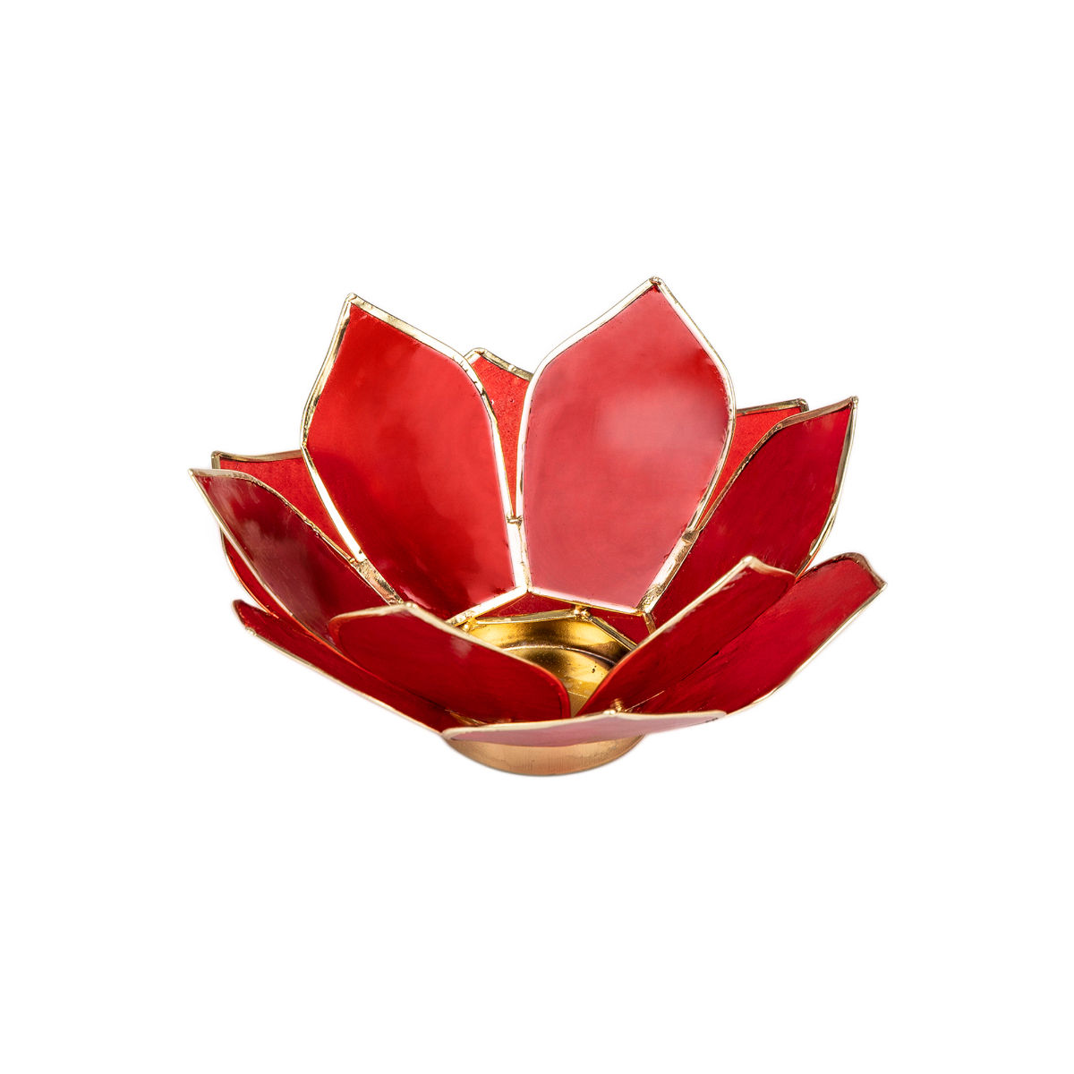 Pure Home + Living Set of 2 12 Petals Red Tea light Holder Buy Pure