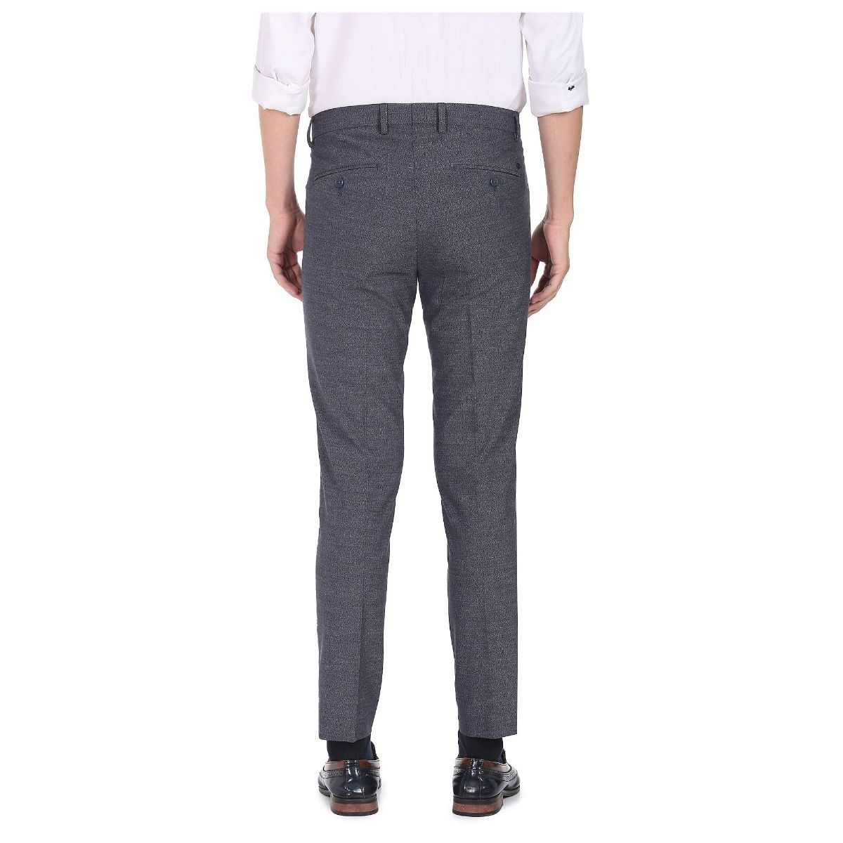 Buy Arrow Hudson Tailored Fit Tailored Formal Trousers - NNNOW.com