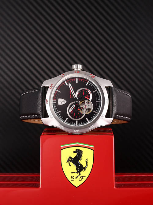 Buy Scuderia Ferrari PRIMATO Swiss Auto Black Round Dial Men