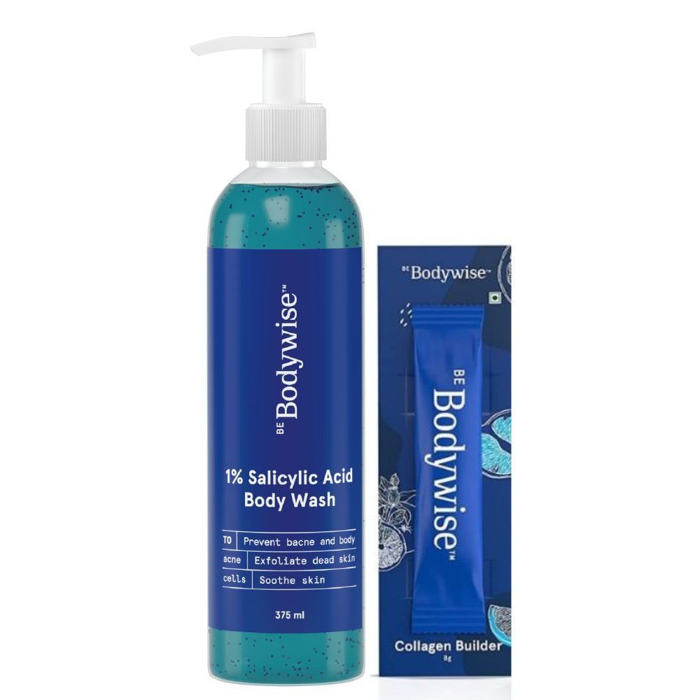 Be Bodywise 1 Salicylic Acid Body Wash & Collagen Builder Sampler For