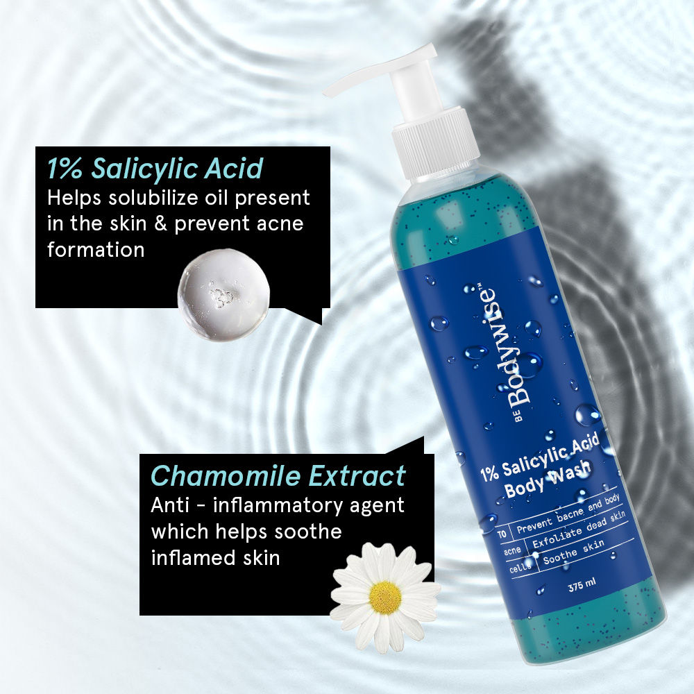 Be Bodywise 1 Salicylic Acid Body Wash & Collagen Builder Sampler For