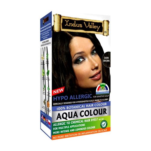 Indus Valley Hypo Allergic Aqua 100% Botanical Hair Colour - Dark Brown:  Buy Indus Valley Hypo Allergic Aqua 100% Botanical Hair Colour - Dark Brown  Online at Best Price in India | Nykaa
