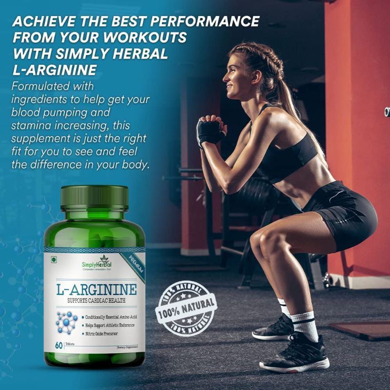 Simply Herbal LArginine Supplement 500mg Buy Simply Herbal LArginine