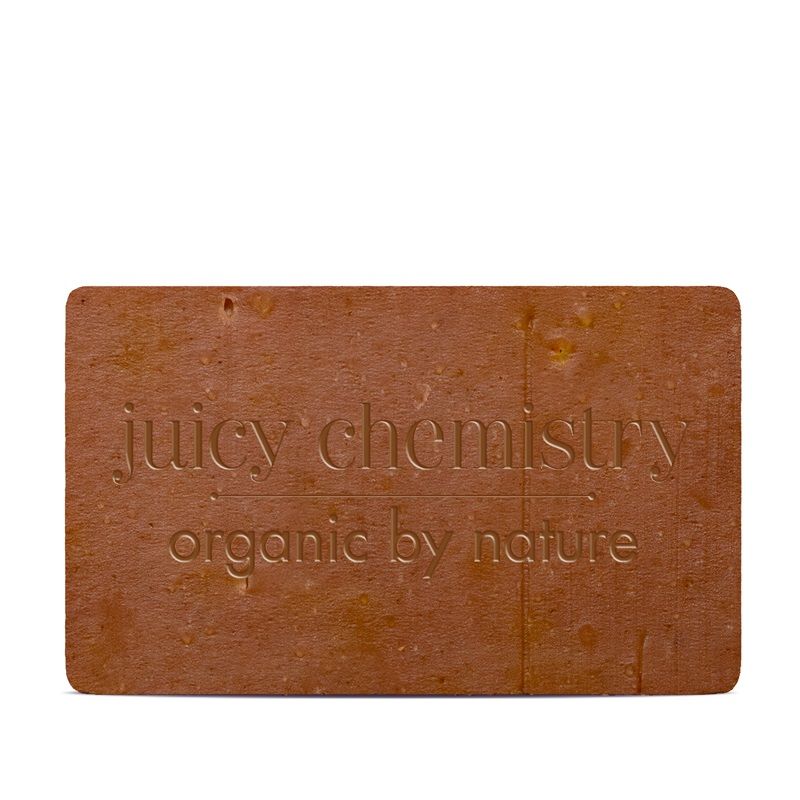 Juicy Chemistry Damask Rose , Geranium & Saffron - Organic Soap For Skin Brightening & Rejuvenation