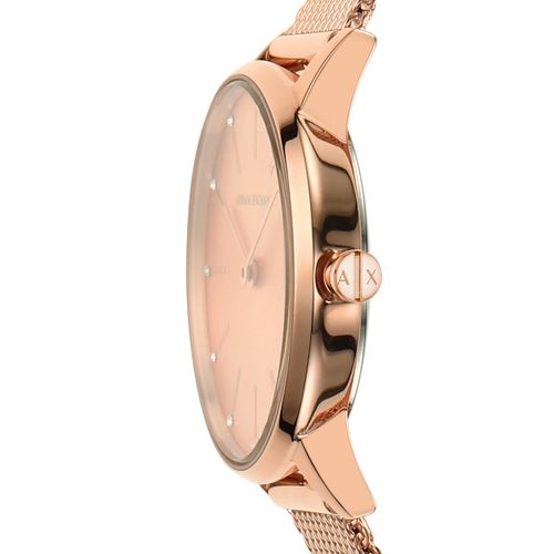 Buy ARMANI EXCHANGE Rose Gold Strap Casual Watch AX5566 Online