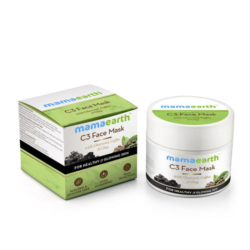 Download Mamaearth C3 Face Mask With Charcoal Coffee Clay Buy Mamaearth C3 Face Mask With Charcoal Coffee Clay Online At Best Price In India Nykaa PSD Mockup Templates