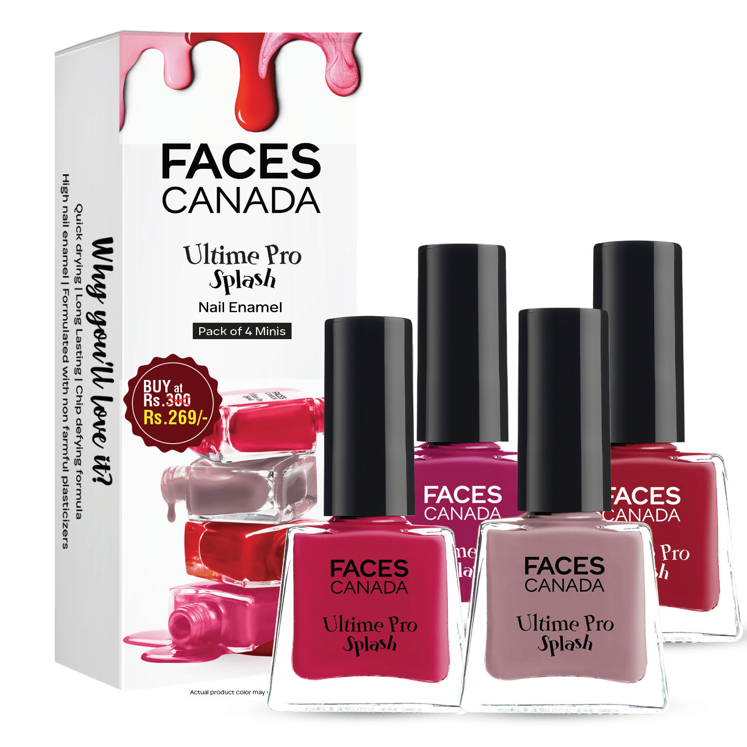 Faces Canada Splash Nail Polish Collection | Review & Swatches