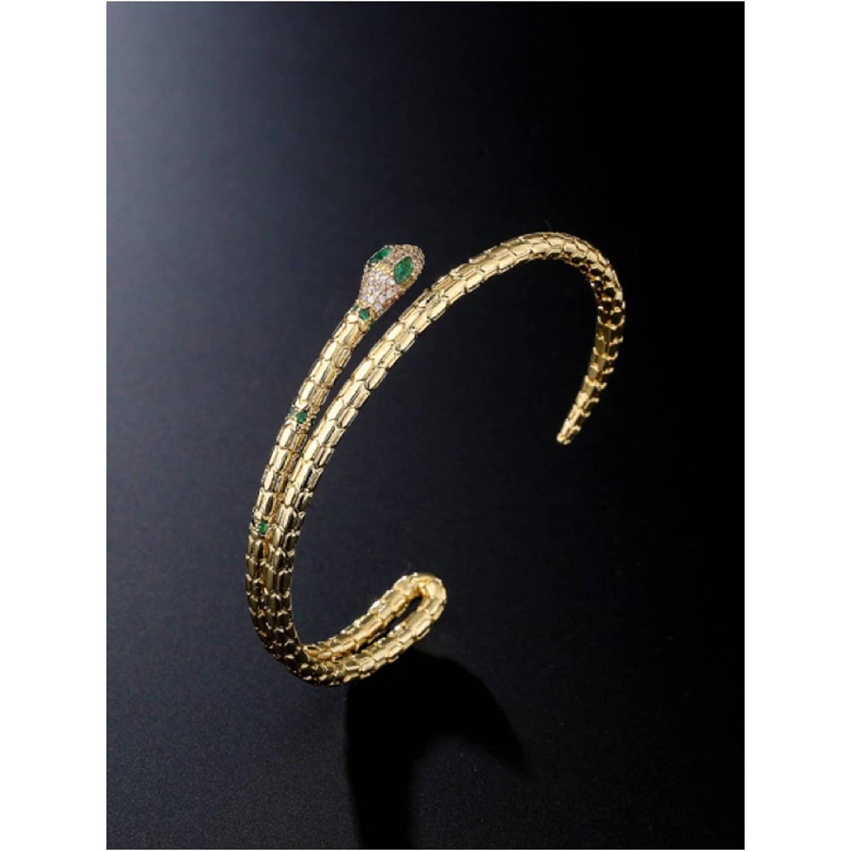 White Lies 18k Gold Plated Serpent Bracelet Buy White Lies 18k Gold Plated Serpent Bracelet