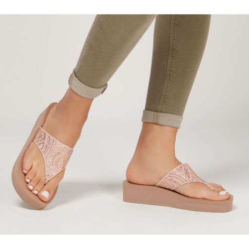Buy SKECHERS Vinyasa Stone Candy Pink Flipflops Online