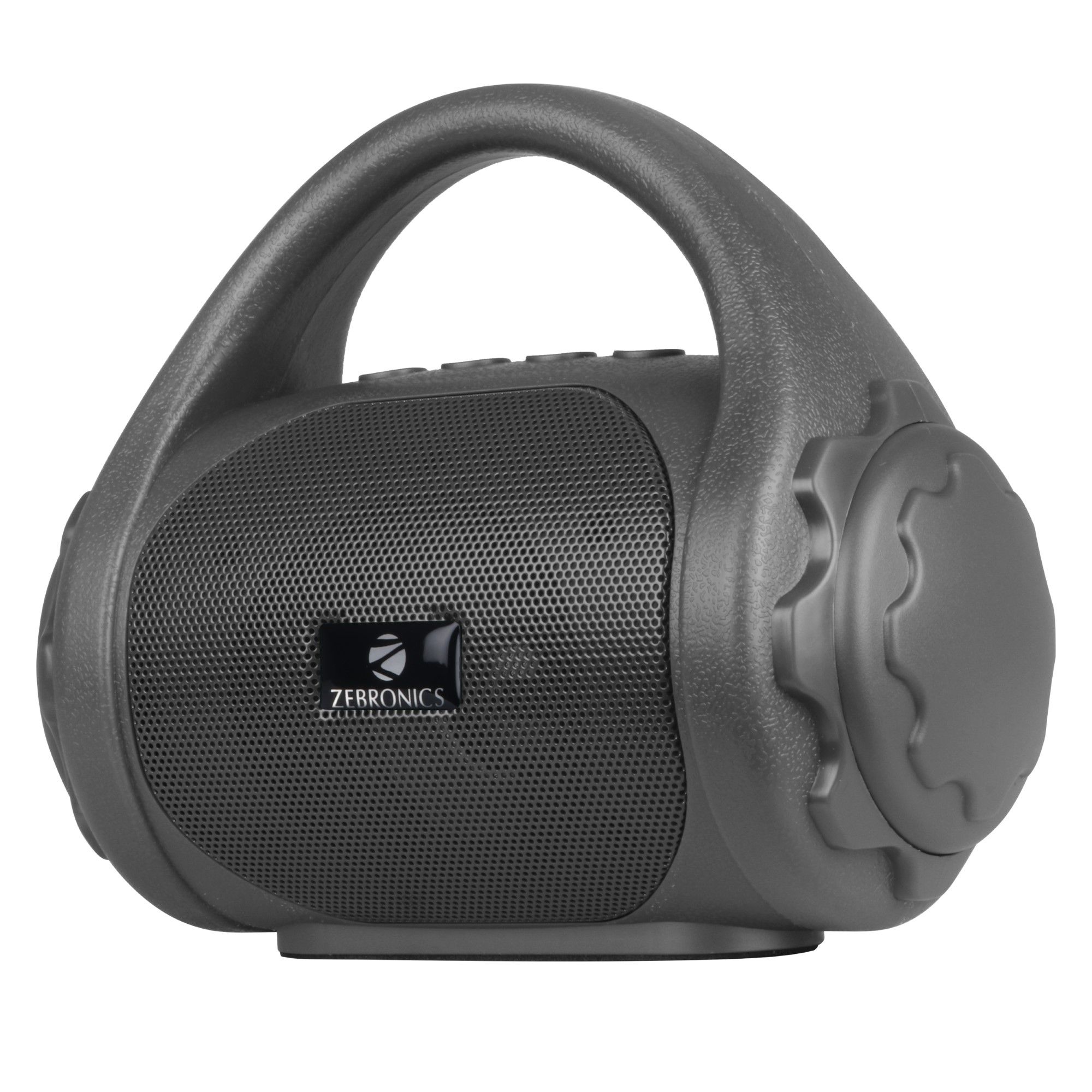 Zebronics Zeb-County Bluetooth Speaker with Built-in FM Radio, Aux Input and Call Function (Gray)