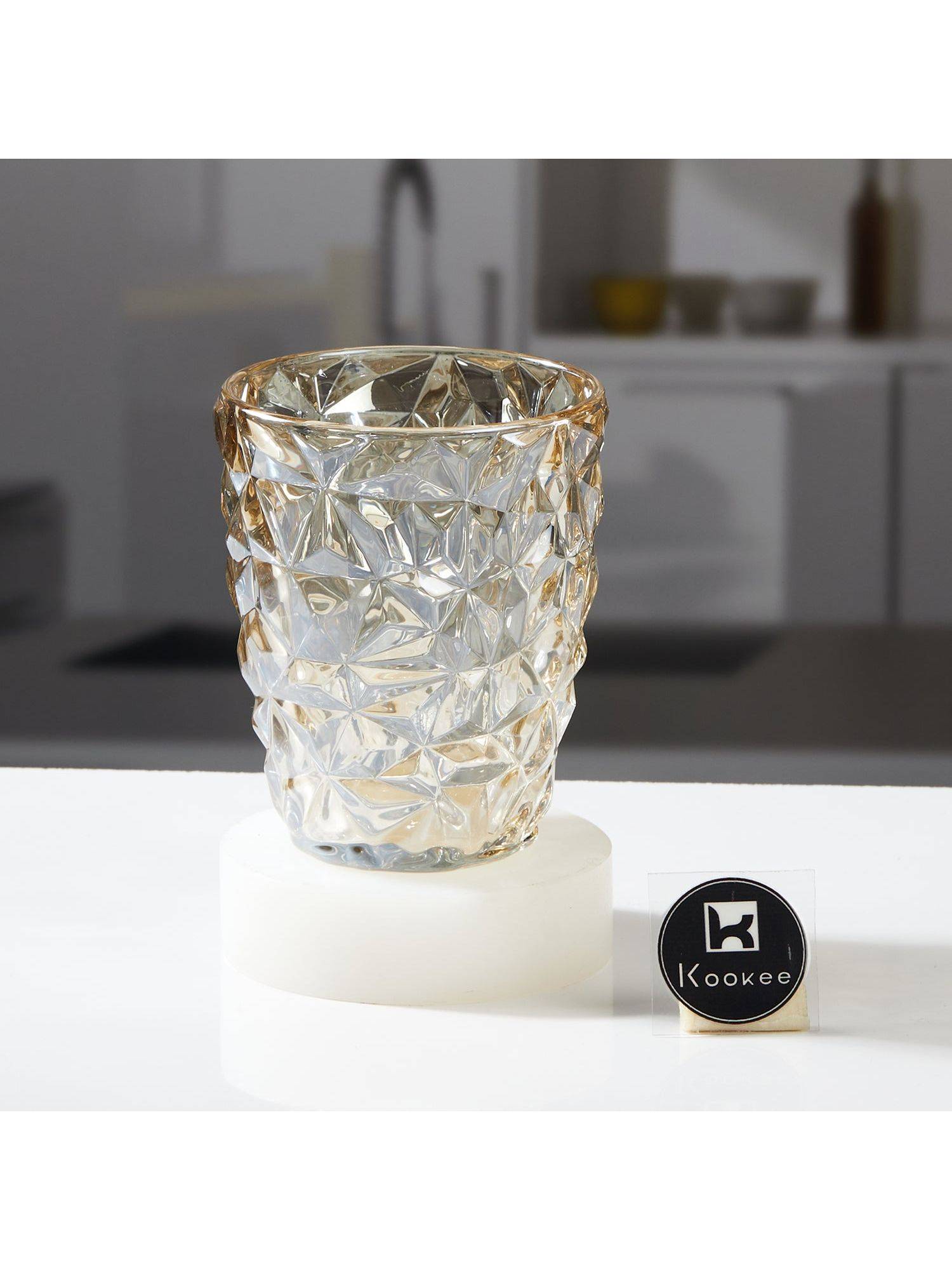 Kookee Gold Crystal Drinking Glasses