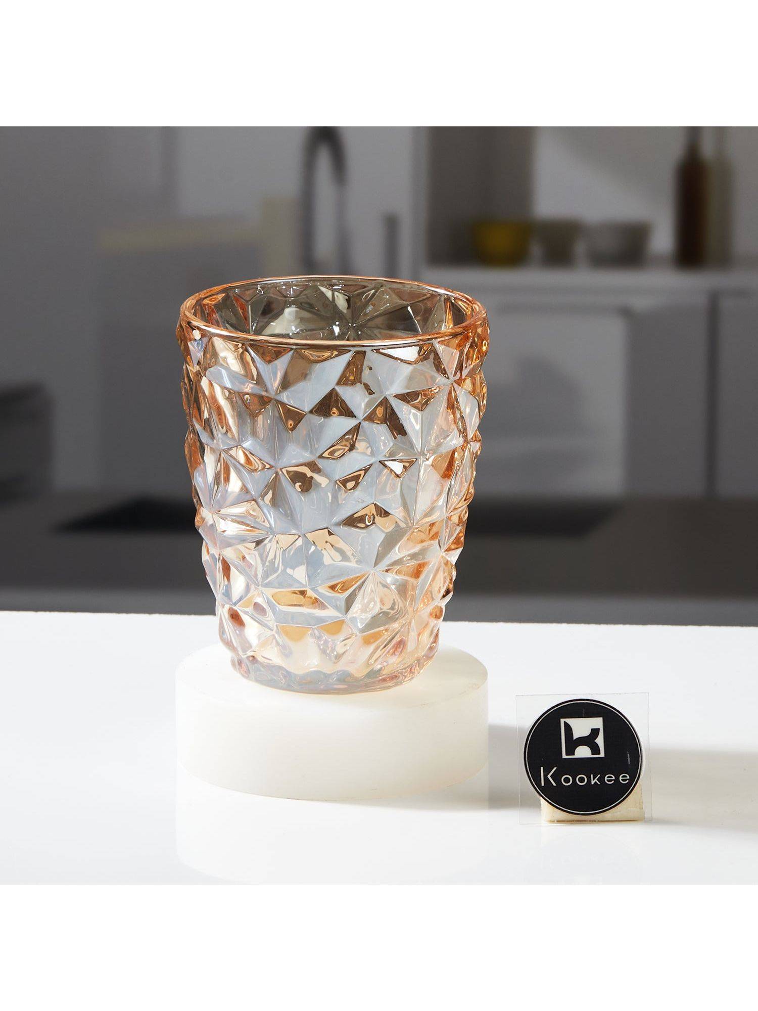 Kookee Gold Crystal Drinking Glasses