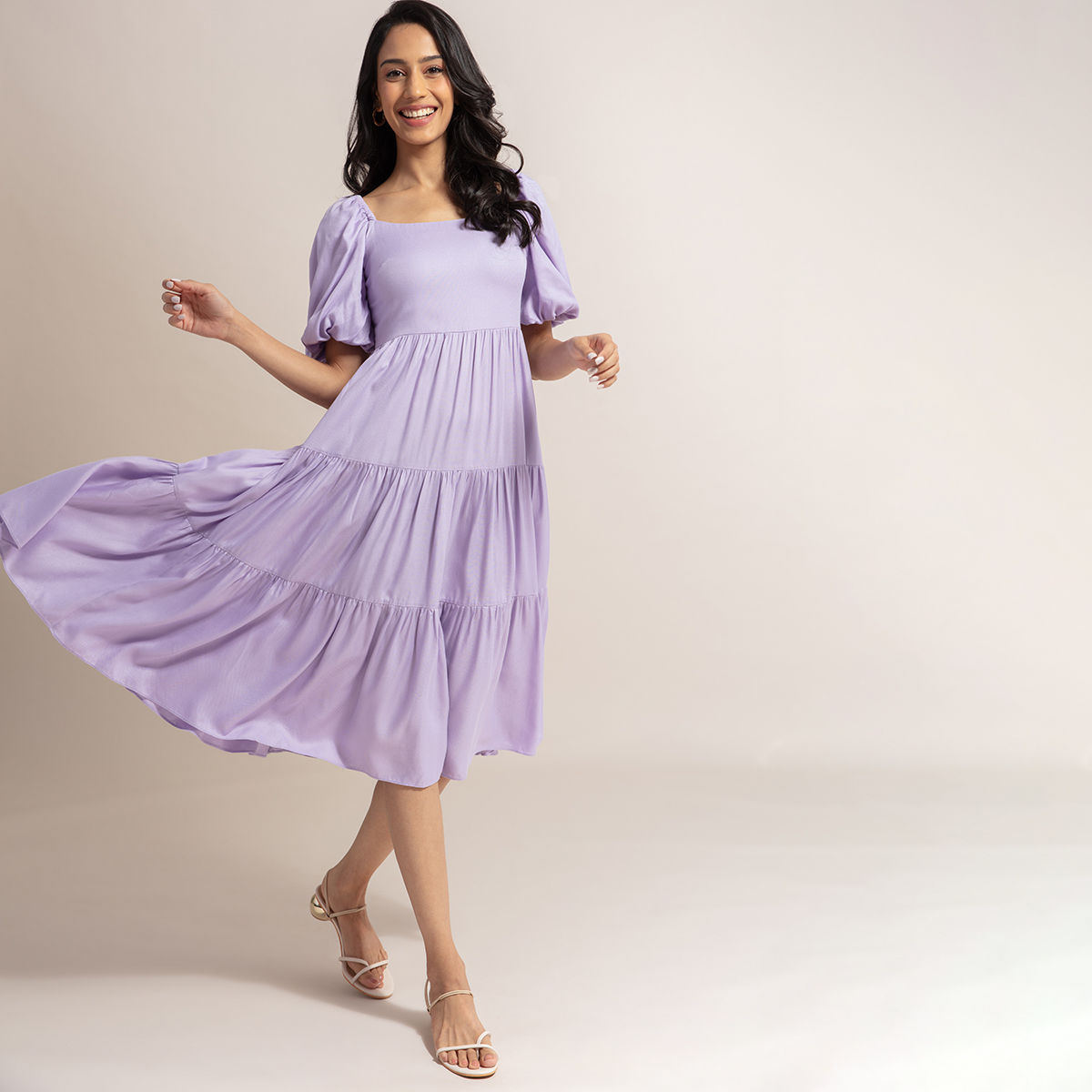 Twenty Dresses By Nykaa Fashion Lilac Summer Time Love Dress - Lavender:  Buy Twenty Dresses By Nykaa Fashion Lilac Summer Time Love Dress - Lavender  Online at Best Price in India | Nykaa