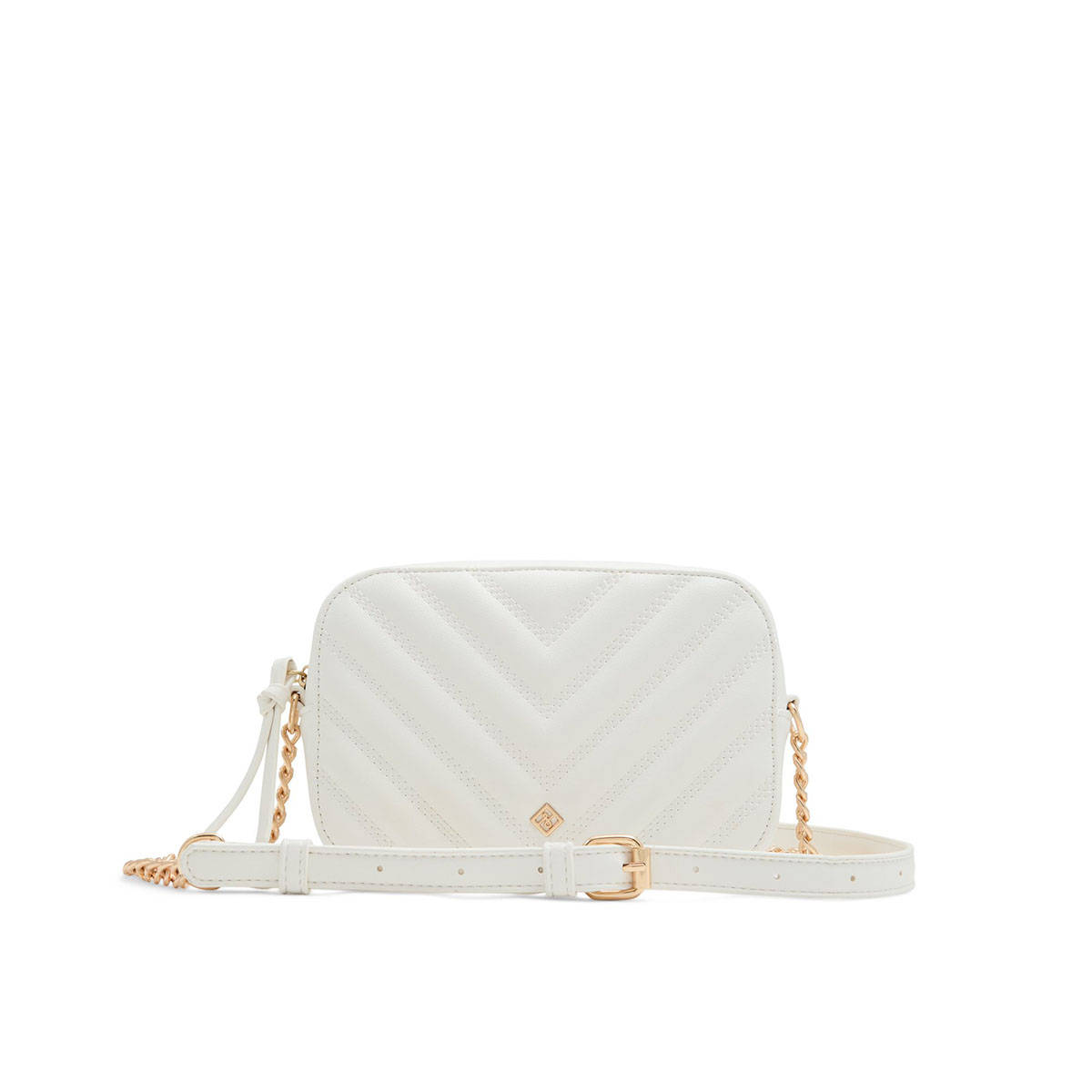 Call It Spring Women White Textured Sling Bag