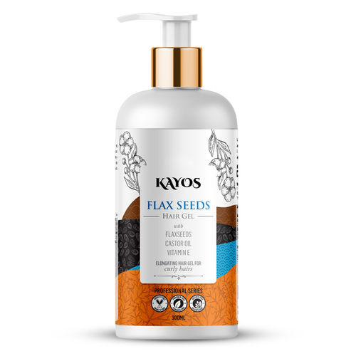 Kayos Pure Flaxseed Hair Gel For Curly Hair: Buy Kayos Pure Flaxseed Hair  Gel For Curly Hair Online at Best Price in India | Nykaa