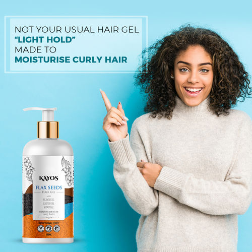 Kayos Pure Flaxseed Hair Gel For Curly Hair: Buy Kayos Pure Flaxseed Hair  Gel For Curly Hair Online at Best Price in India | Nykaa