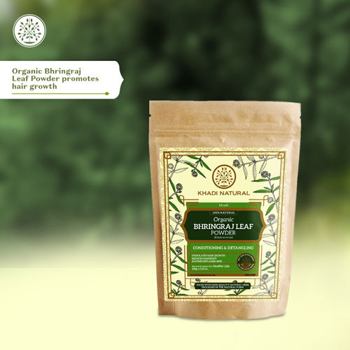 Khadi Natural Bhringraj Leaf Organic Powder: Buy Khadi Natural Bhringraj  Leaf Organic Powder Online at Best Price in India | Nykaa