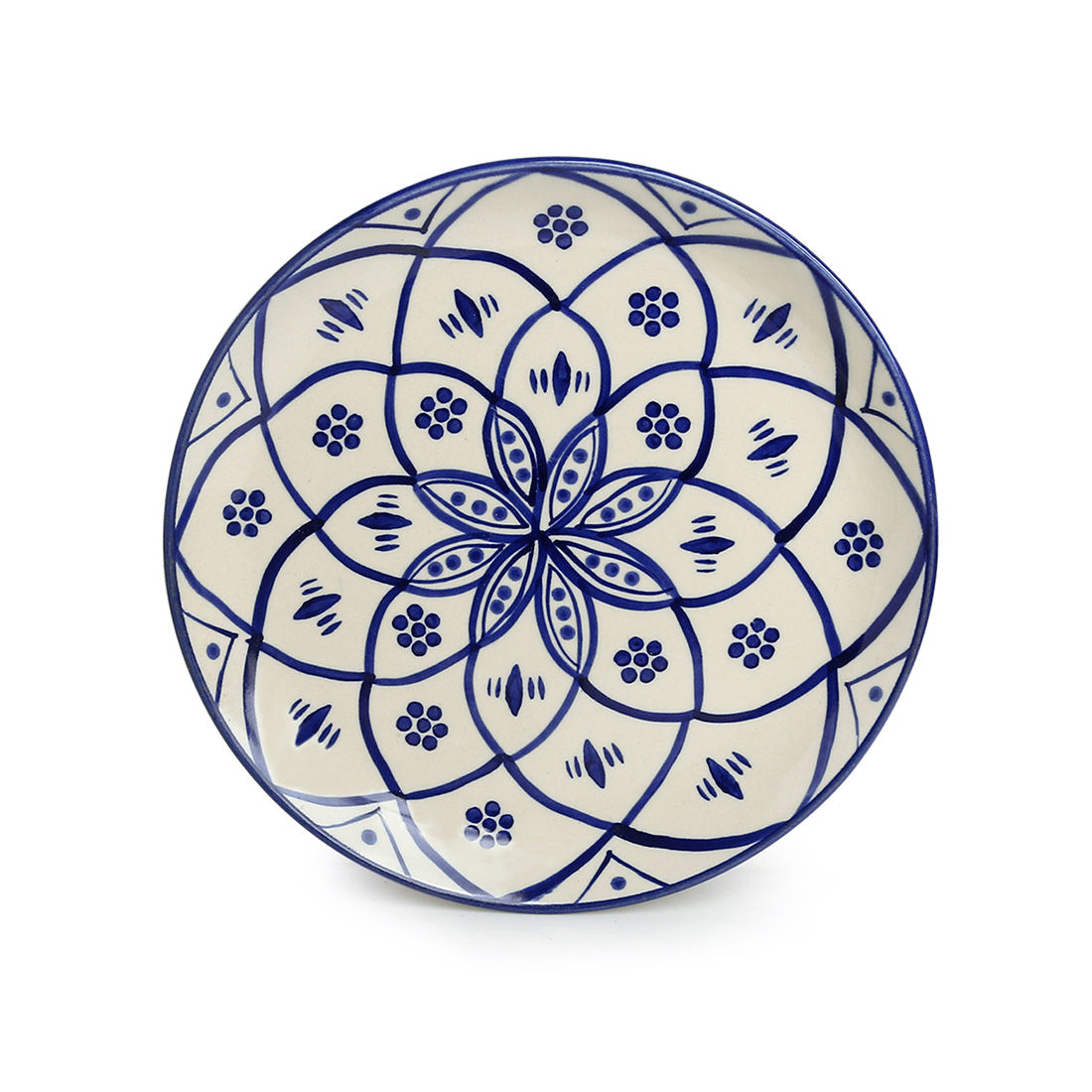 Buy ExclusiveLane HandPainted Studio Pottery Dinner Plates With