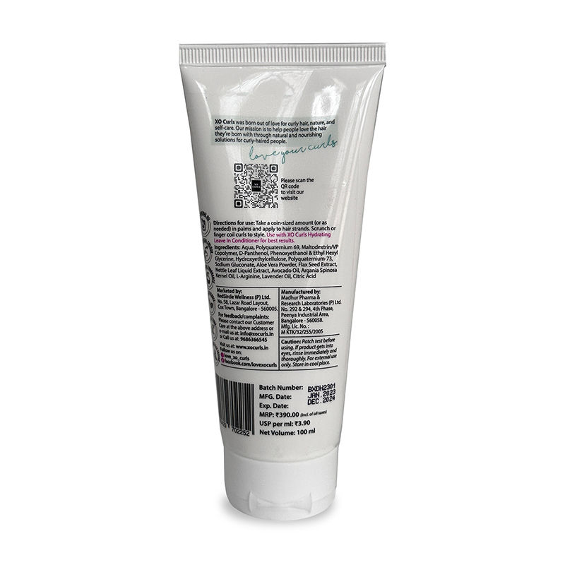 Buy XO Curls All Day Definition Gel With Flax Seed & Argan Oil Online