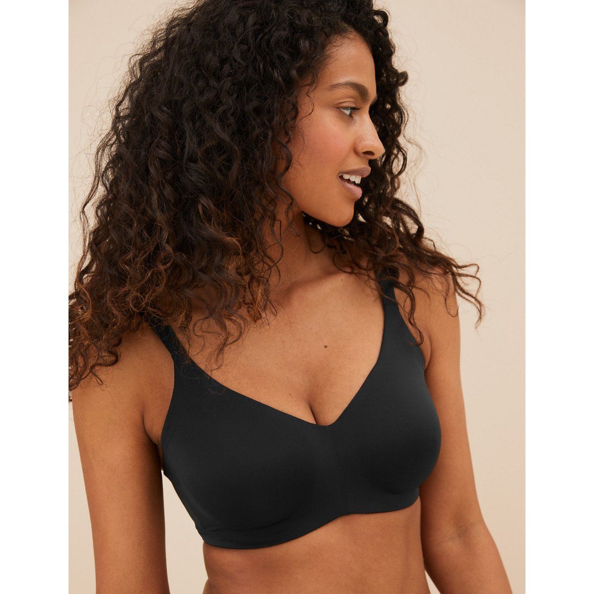 Marks & Spencer Flexifit Wired Minimiser Bra Black Buy Marks
