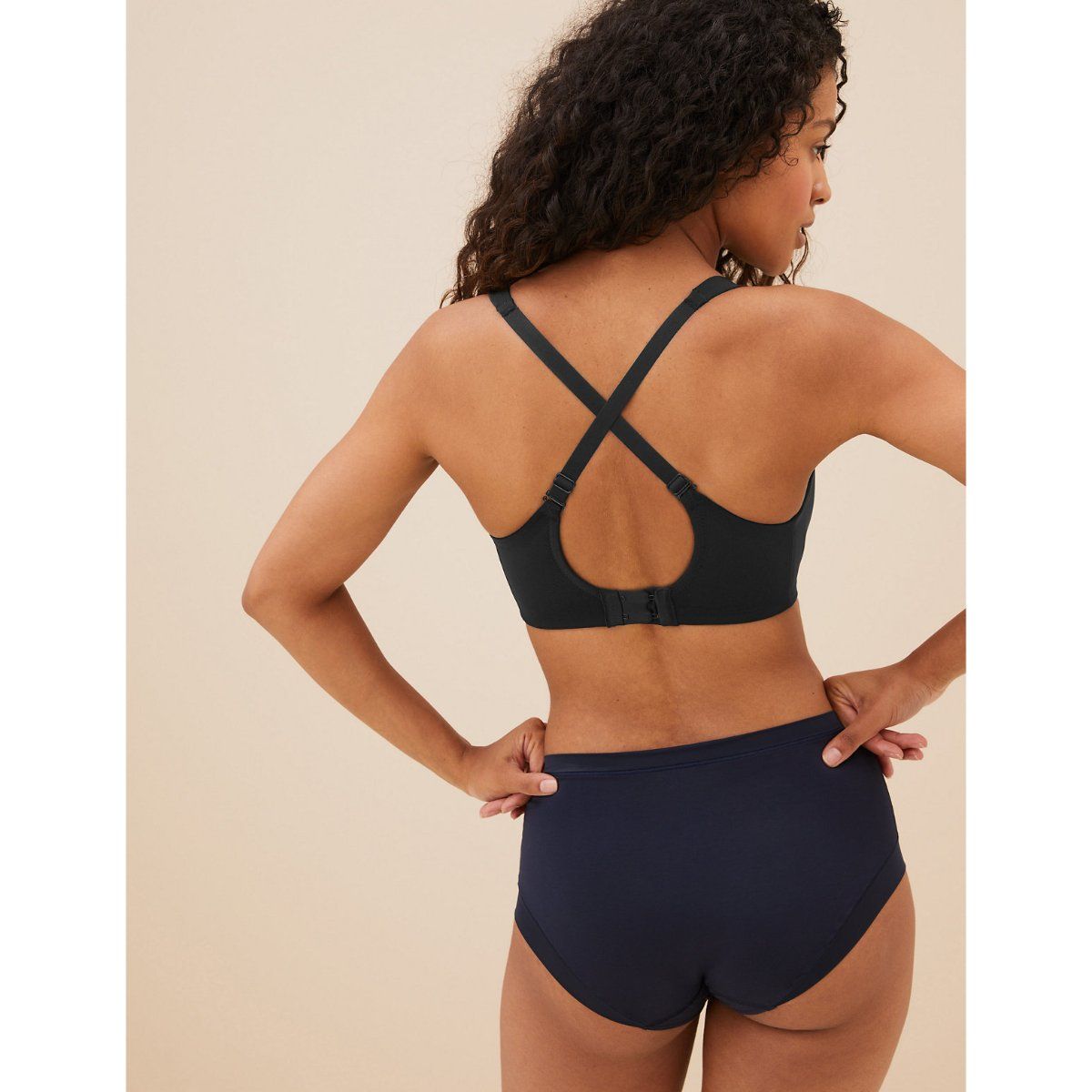 Marks & Spencer Flexifit Wired Minimiser Bra Black Buy Marks