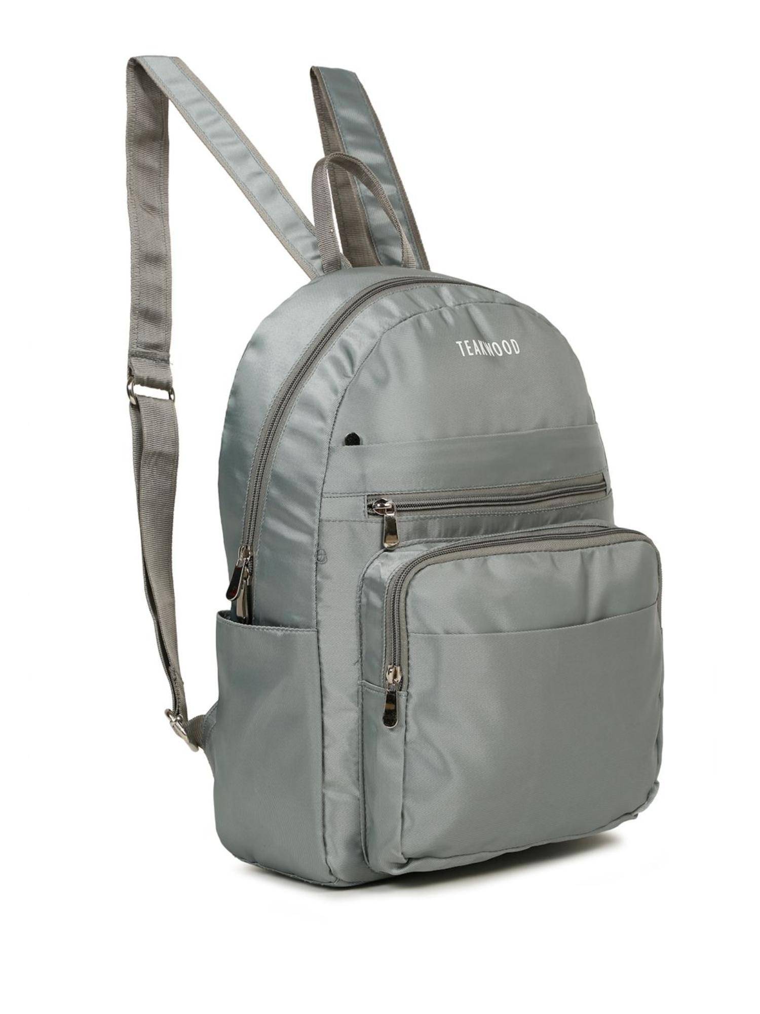 Grey Unsw Backpack Buy Teakwood Leather Unisex Backpack - Grey Online