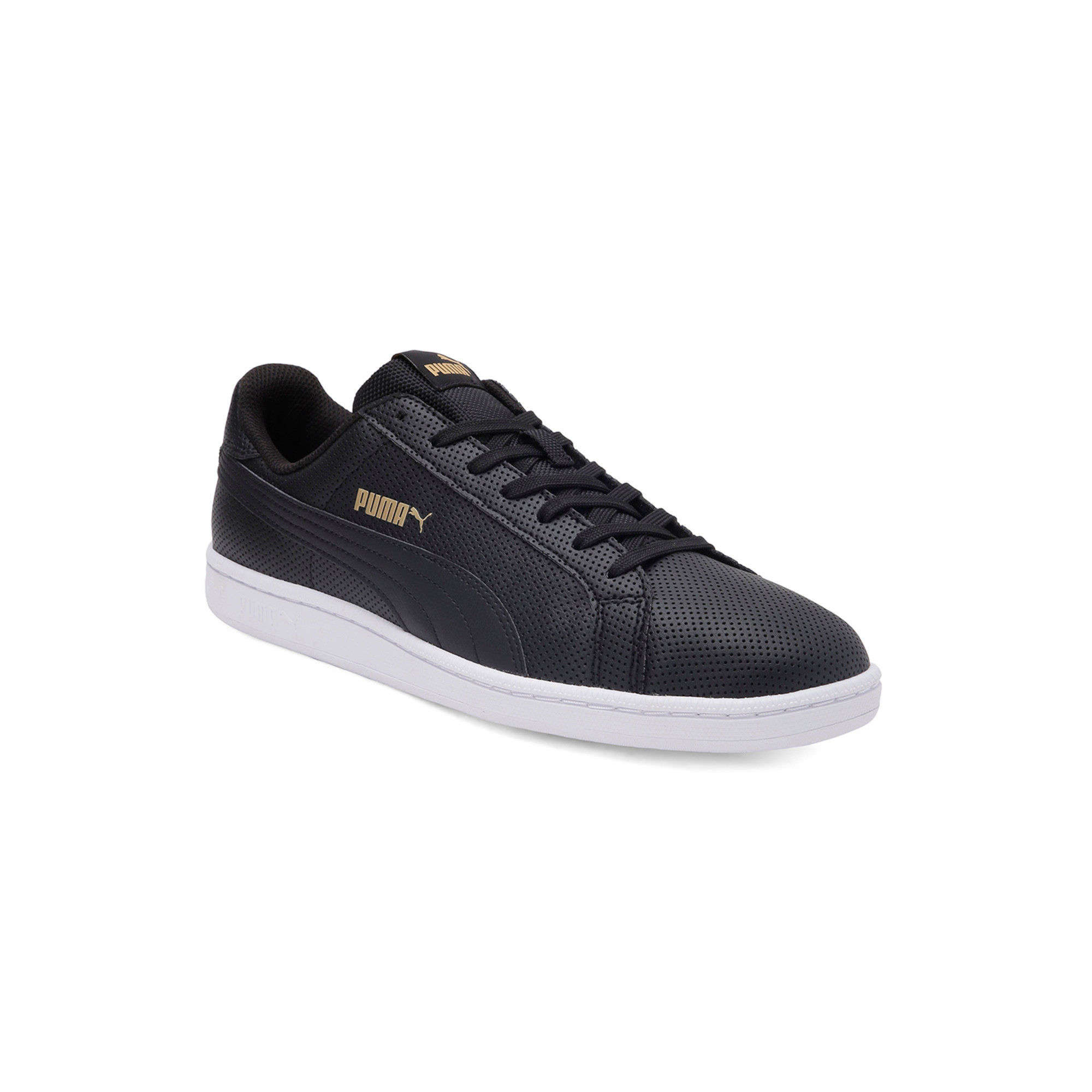 Buy Puma Black Smash Fp Black Casual Shoes - 3 Online