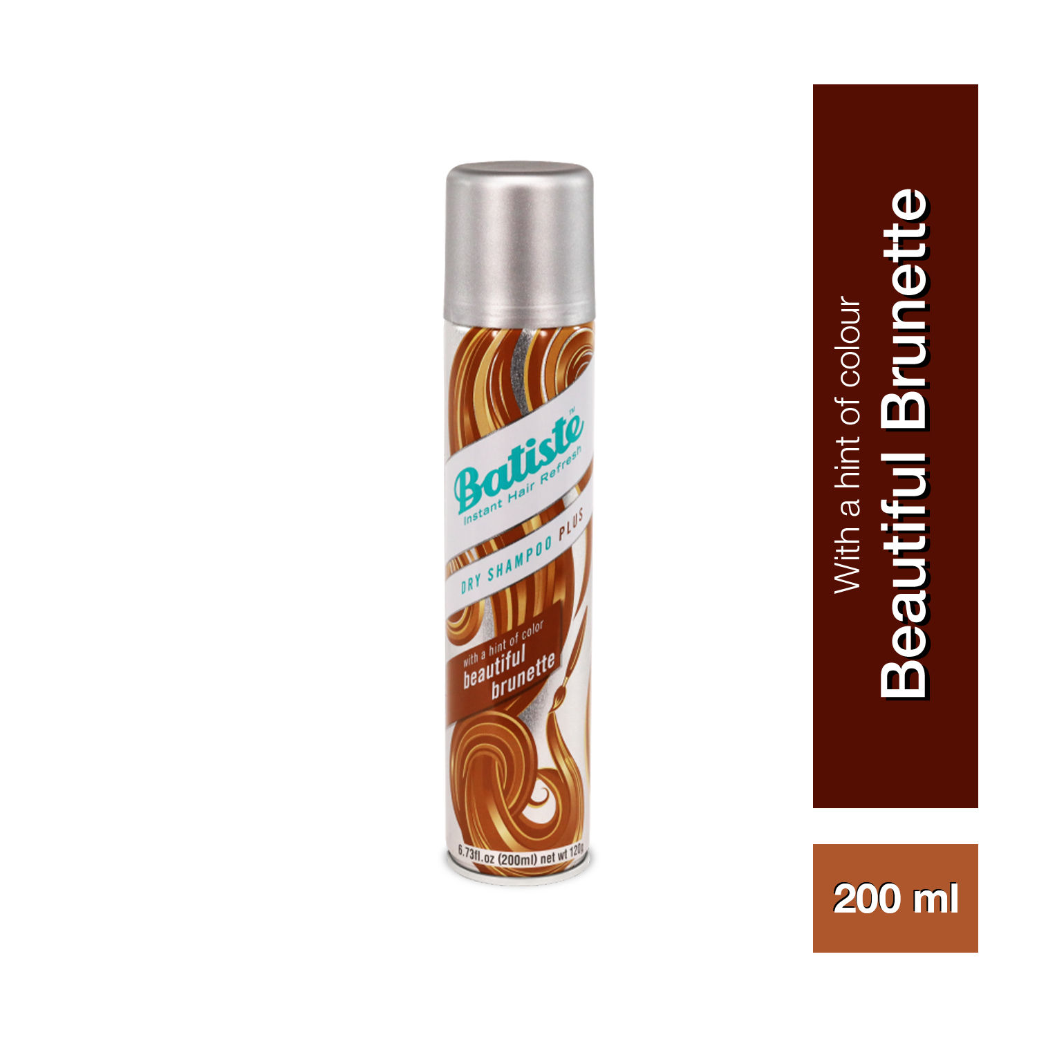 Batiste Dry Shampoo Plus Instant Hair Refresh Beautiful Brunette For Medium Brown Hair