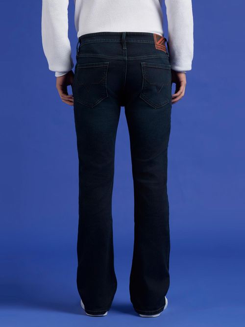 Buy Pepe Jeans Blue Mid Rise Bootcut Jeans Online