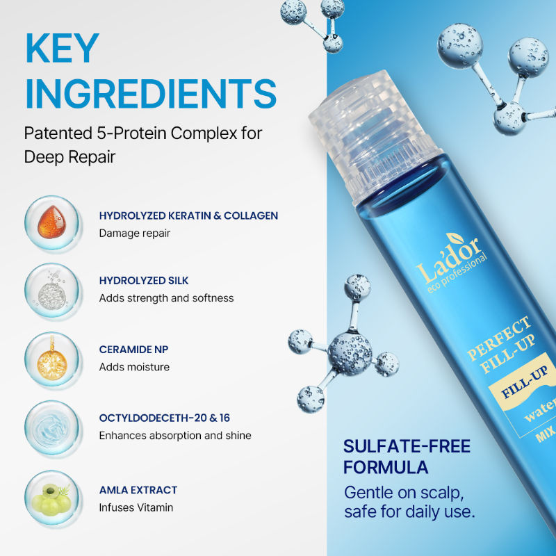 Buy La'dor Perfect Hair Fill-Up Ampoule Pack of 4 – Intense Repair