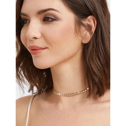 OOMPH Womens Metal Tone Delicate Choker Fashion Necklace