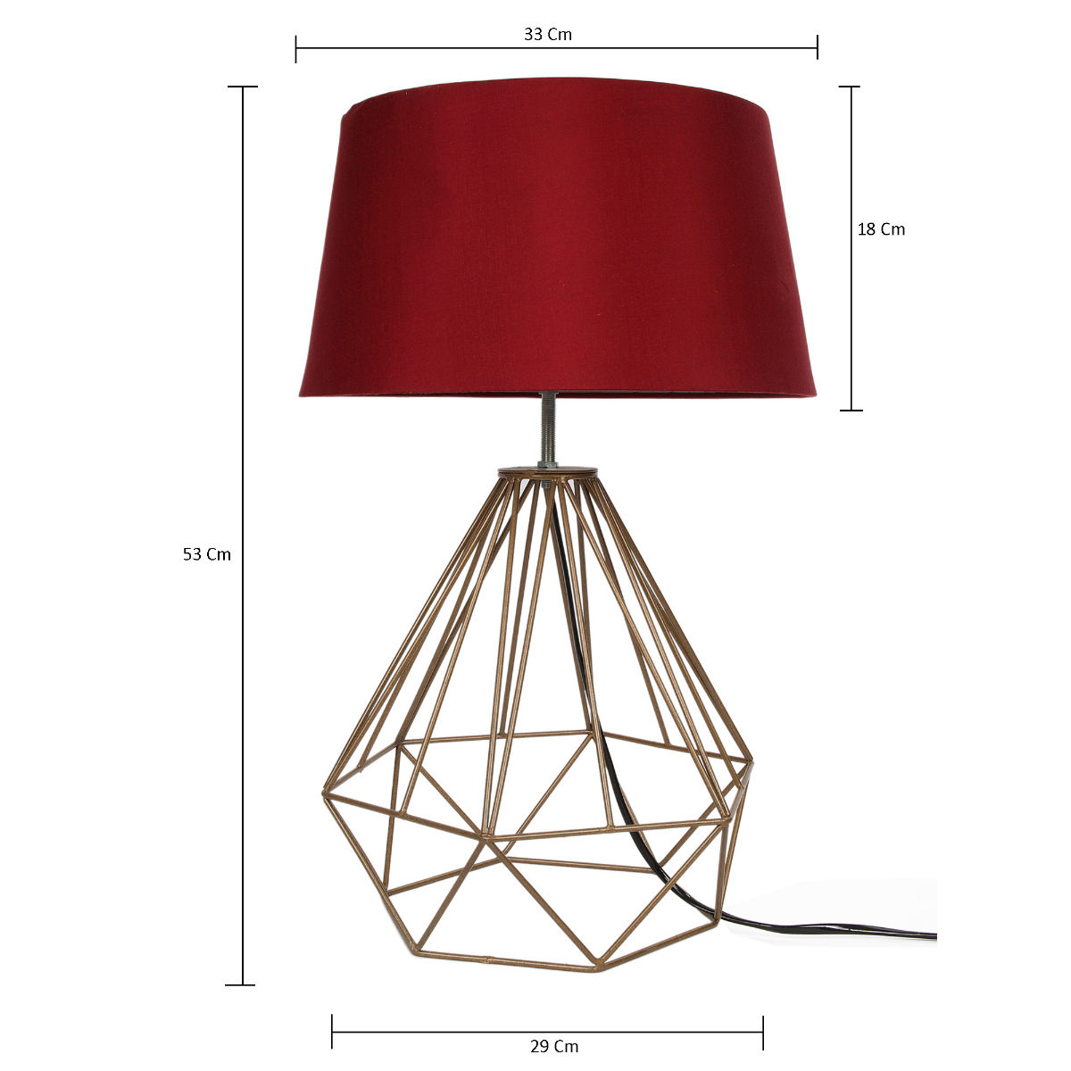 homesake-metal-diamond-table-lamp-golden-red-shade-buy-homesake-metal
